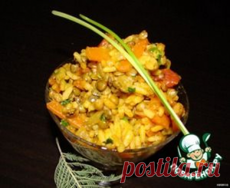 Постный плов с чечевицей - кулинарный рецепт