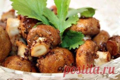 Разные вкусные блюда из шампиньонов