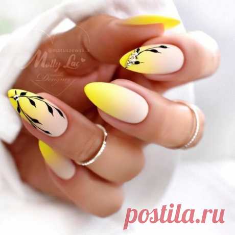 Яркие весенние ногти