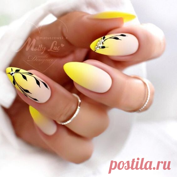 Яркие весенние ногти