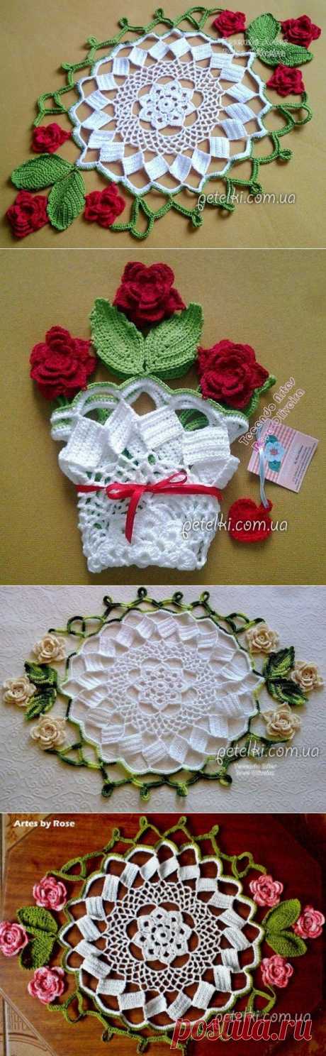 Красивые салфетки крючком. Схемы