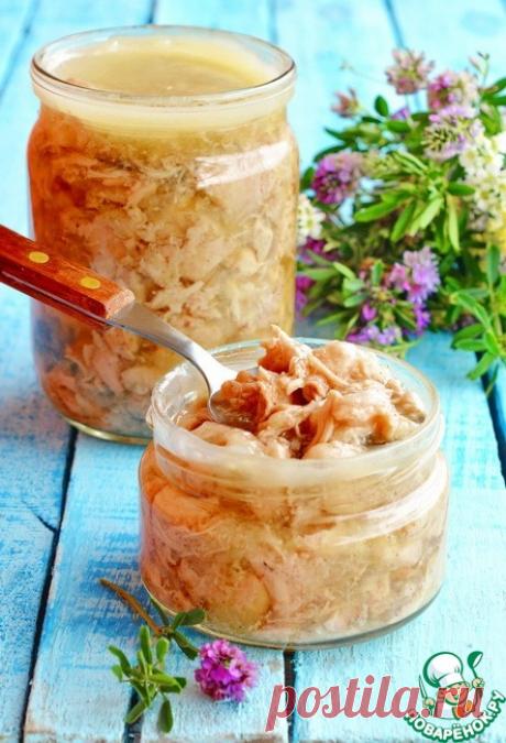 Тушёнка из бедра индейки