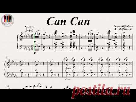 Can Can (Infernal Galop) - Jacques Offenbach, Piano