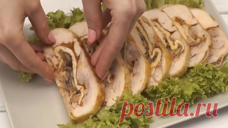 Вкуснее любой Колбасы! 😍👍 Царский Куриный Рулет на Праздничный Стол