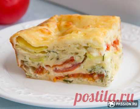 ПИРОГ С ОВОЩАМИ И СЫРОМ