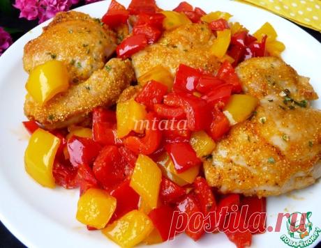 Куриные бедра со сладким перцем – кулинарный рецепт