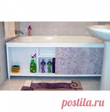 Полочка для экрана под ванну