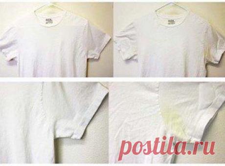 Как быстро и просто убрать желтые пятна от пота с одежды

Жёлтые пятна на воротничках и подмышках уберём собственным простым средством. 
Состав: 1 ч.л. жидкости для мытья посуды + 3-4 ч. л. перекиси водорода + 2 ст. л. соды пищевой. 
Смешать, втирать в пятно и удивляться эффекту!