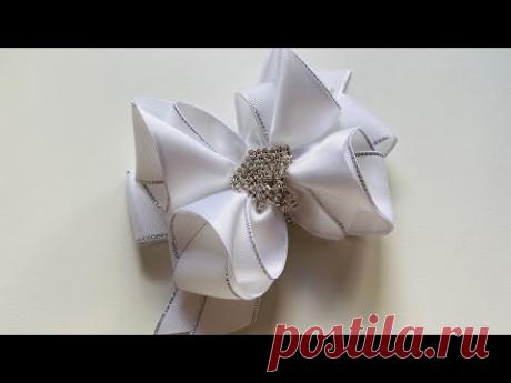 Бантик из ленты 4 см 🎀🎀