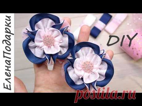 😍 Сделала новую модель цветков из лент 🌸 ЛУЧШЕЕ ДЛЯ ЛУЧШИХ 😍 ОНИ ПОНРАВИЛИСЬ ВСЕМ