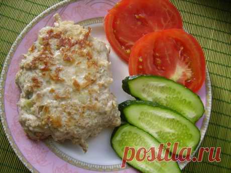 Вкусные куриные котлеты с добавлением геркулеса