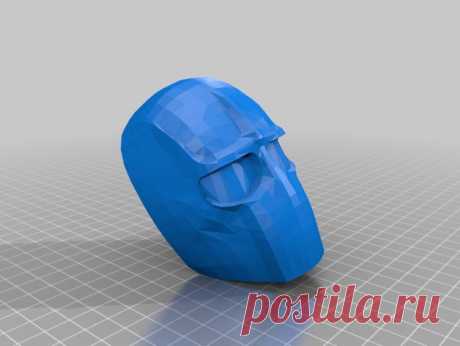TV Series 24 Bauer Phyco Mask by Jace1969 An old file from my Pepakura making days that I discovered in Pepakura Designer you can export to .OBJ and in "Windows 10 3DBuilder or 123Design" export to .STL. Unfortunately I don't have the skills yet to improve further on the model, but maybe someone out there would like to tidy it up. Please upload it back as a remix if you do take the time to clean it up.
Please note this was originally uploaded to the net as a free down load...