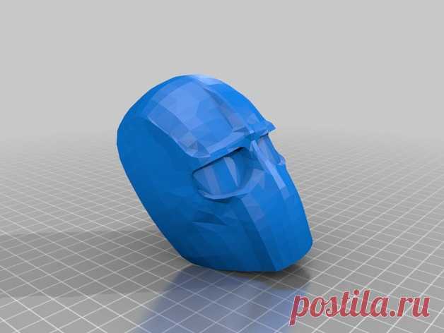 TV Series 24 Bauer Phyco Mask by Jace1969 An old file from my Pepakura making days that I discovered in Pepakura Designer you can export to .OBJ and in 