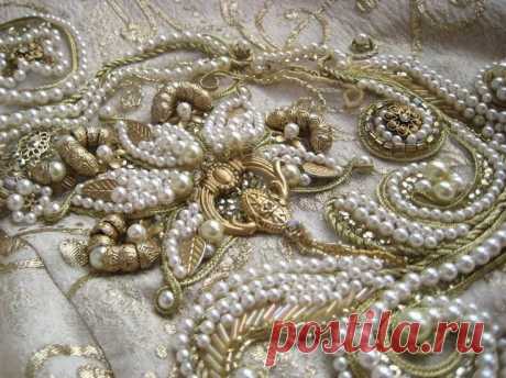 Вышивка жемчугом ☆ эксклюзивная техника