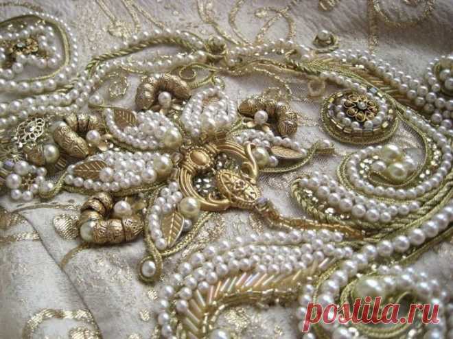 Вышивка жемчугом ☆ эксклюзивная техника