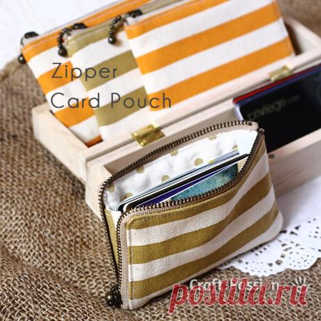 Zipper Card Pouch - Free Sew Pattern | Craft Passion – Page 2 of 2 Have you ever had too many cards for your wallet? Get the pattern and tutorial to sew a zipper card pouch and don't have to struggle with the cards anymore. – Page 2 of 2