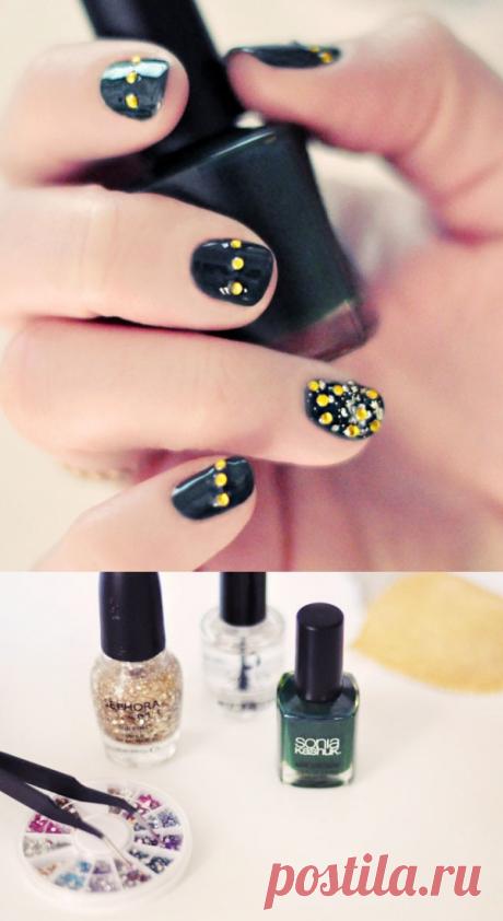 Глянцевый маникюр самостоятельно