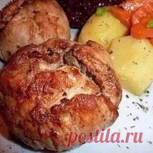 КУРИЦА С ГРИБАМИ ИЛИ КУРИНЫЕ БОМБОЧКИ