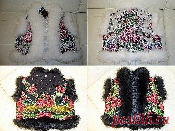 САМЫЕ МОДНЫЕ ЖИЛЕТЫ. Выкройка жилета.