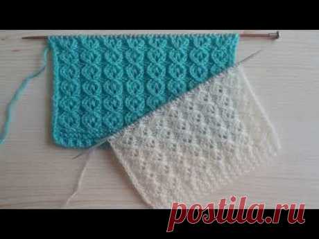 BASİT AJURLU YELEK ÖRNEĞİ / / How To Make Beautiful Knitting Stitch Pattern