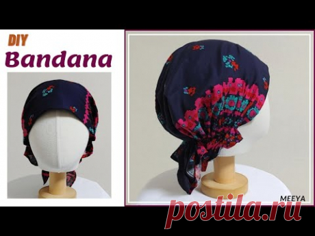 DIY 헤어스카프&두건 만들기| Hairscarf & Bandana|Pattern  included|패턴 포함|도안|Unisex| 남녀가능|머리수건|반다나| ヘアスカーフ|フード