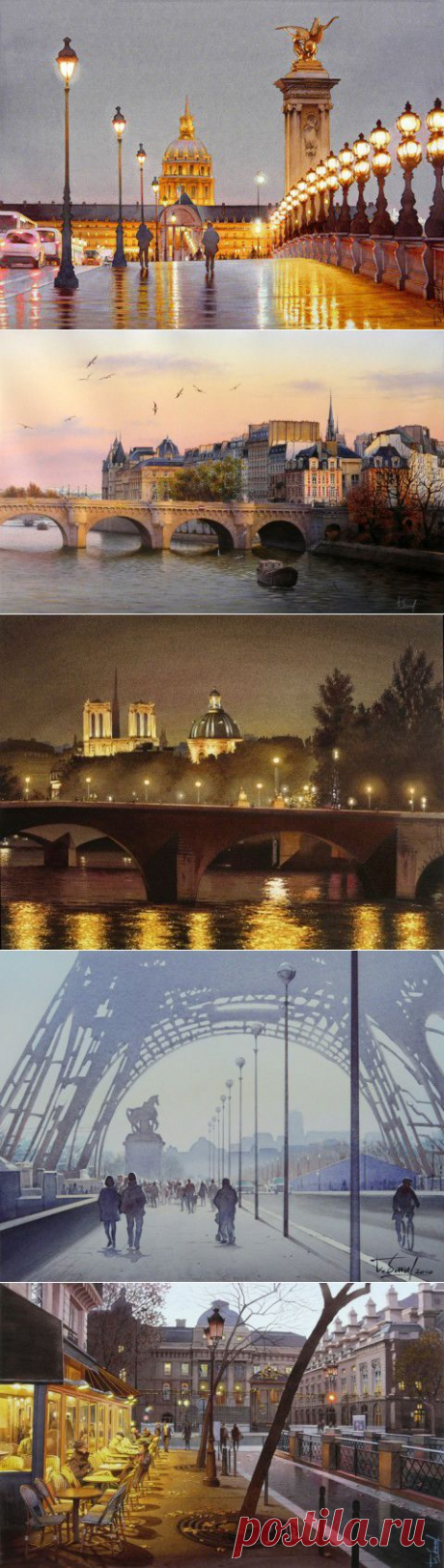 Художник-акварелист Thierry Duval | 5минутка