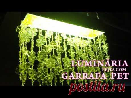 Luminária com Garrafa Pet - Passo a passo - YouTube