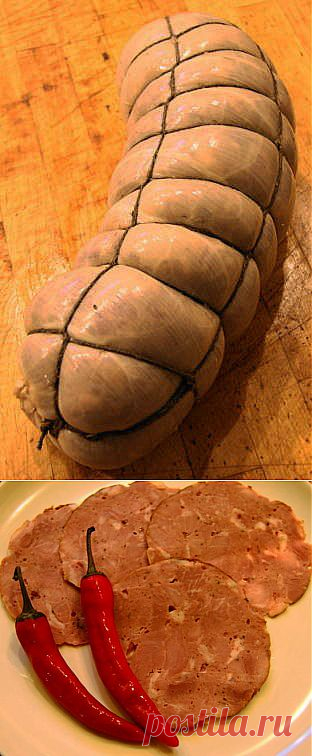 Помарки на полях... - Ветчинно-рубленая...