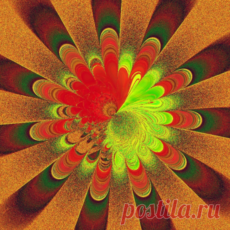 Фрактал, сделан в программе Fractal Explorer