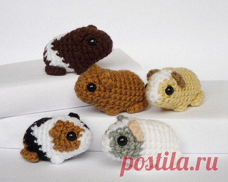 Морская свинка амигуруми | Амигуруми — схемы, амигуруми крючком, вязание и игрушки амигуруми. Амигуруми всех стран!