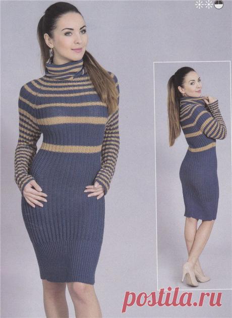 Платье в полоску