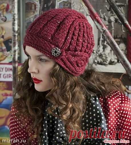 Шапочка-шлем из журнала Vogue Knitting. - Вязание - Страна Мам