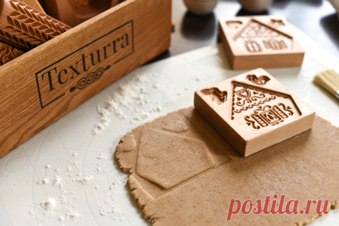 Пряничный домик своими руками с набором форм Texturra