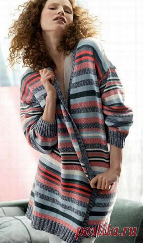 8 кардиганов для осени. Идеи со схемами. | Вяжем вместе - вяжем стильно. | Дзен