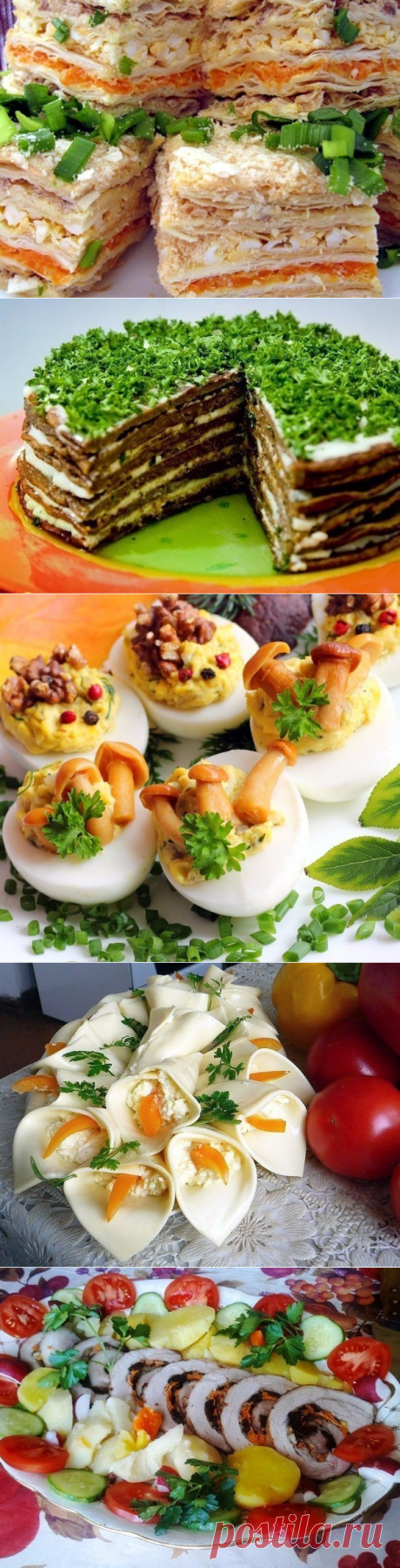7 закусок к праздничному столу | Очень вкусно