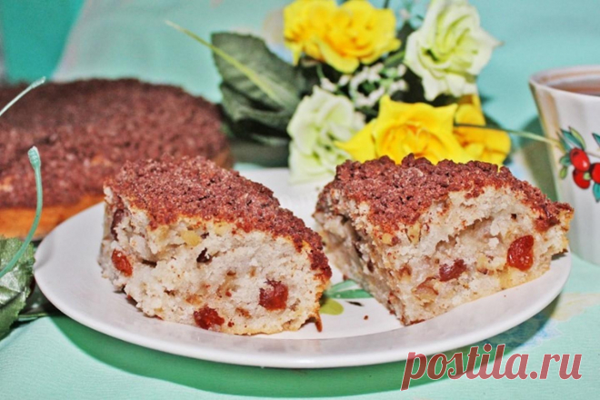 Воздушный кекс на кефире с изюмом рецепт с фото пошагово - 1000.menu
