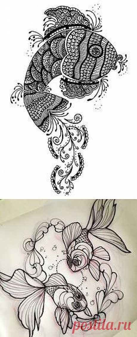 Zentangle Fish
