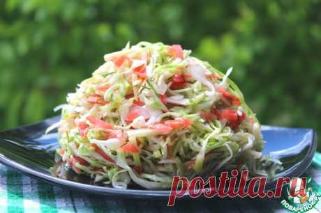 Салат из капусты с маринованным имбирем Кулинарный рецепт