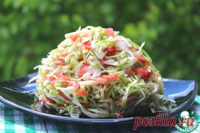 Салат из капусты с маринованным имбирем Кулинарный рецепт