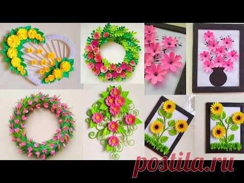 6 best wall hanging craft ideas | beautiful wallmate with paper