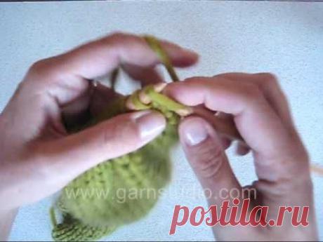 DROPS Knitting Tutorial: How to bind off I-cord