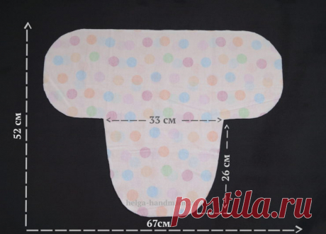 Пеленка-кокон для пеленания новорожденных своими руками