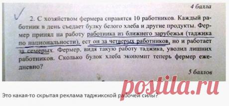 Идиотизмы и странные задания в школьных учебниках (25 фото) » Триникси