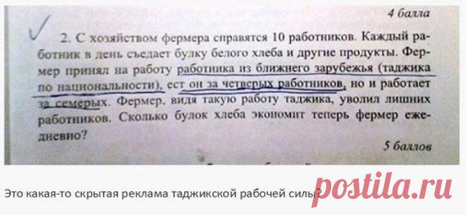 Идиотизмы и странные задания в школьных учебниках (25 фото) » Триникси