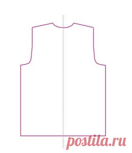 Вязание. Самое простое и быстрое построение выкройки!!!!