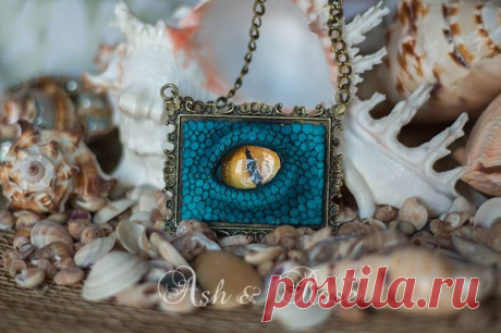 &quot;Глаз дракона&quot;. Авторские украшения ручной работы.