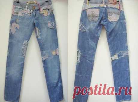 Ультра-модные заплатки на джинсах (для детей и молодежи)