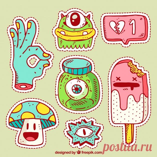 Красочная упаковка ручных наклеек Более миллиона свободных векторов, PSD, фотографии и бесплатные иконки. Эксклюзивные халявы и все графические ресурсы, которые необходимые для ваших проектов