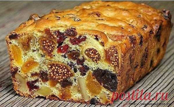 Кекс Мазурка с сухофруктами и орехами!