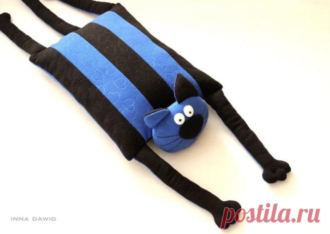 Подушка-кот своими руками